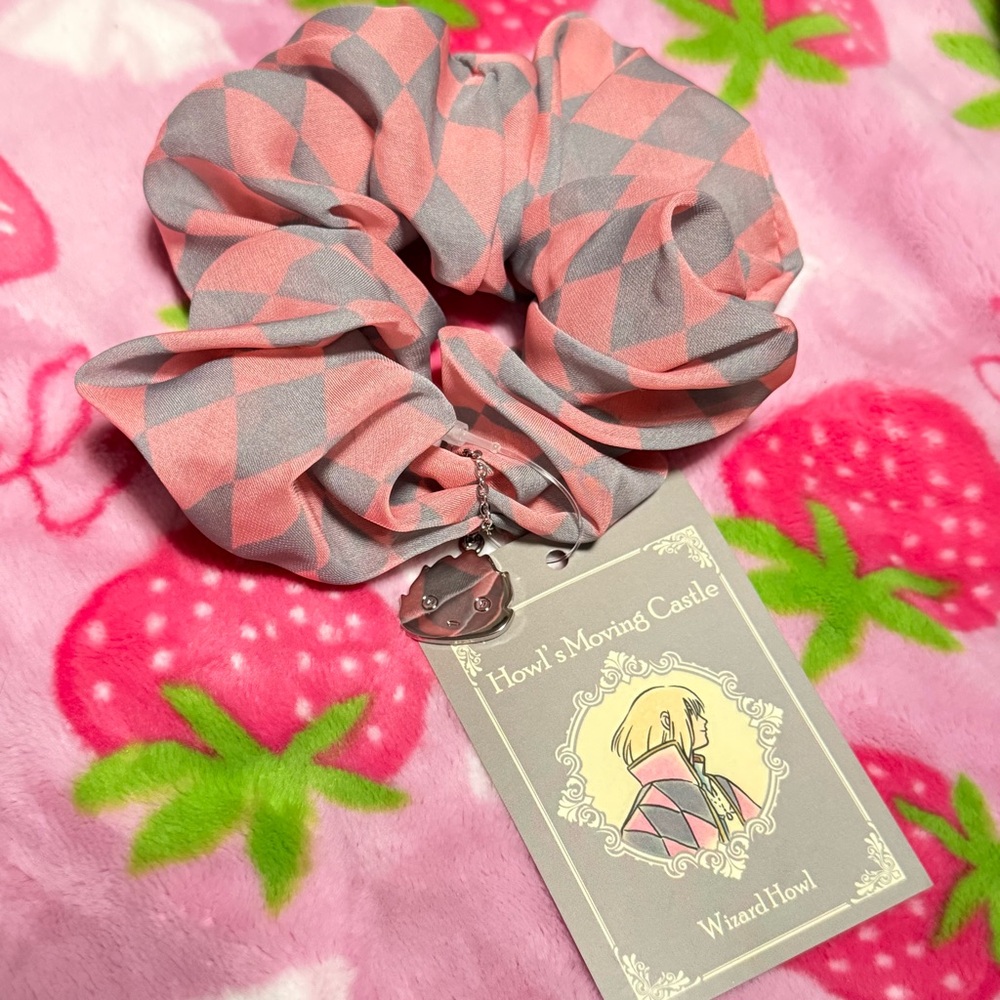 Studio Ghibli Howl’s Moving Castle Howl’s Cape Pattern Scrunchie NWT Exclusive